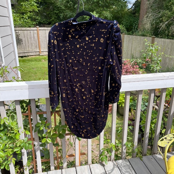 Samantha Pleet Celestial Velvet Body Suit - Picture 3 of 16